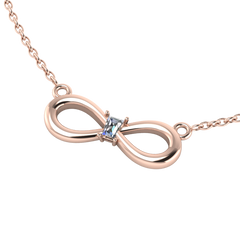 Classy Emerald Infinity Necklaces