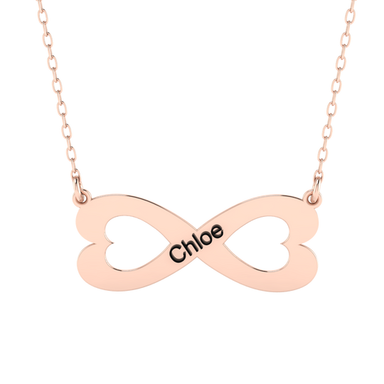 Heart Name Engraved Necklace
