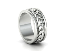 Stylish Cuban Ring For Men