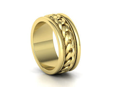 Stylish Cuban Ring For Men