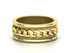 Stylish Cuban Ring For Men