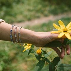 Silver Plain CZ Simulated Champagne Tennis Bracelet