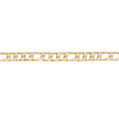 Sterling Silver CZ Pave Curb Hip Hop Bracelet